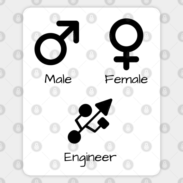 Engineer Gender Meme Magnet by Dreamer